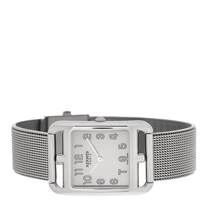 Hermes Stainless Steel 29mm Cape Cod Double Tour Quartz Watch Silver 2 of 5