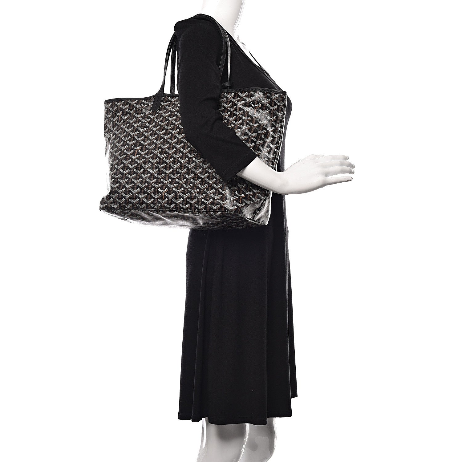 Goyard Goyardine Saint Louis PM Black 2 of 13