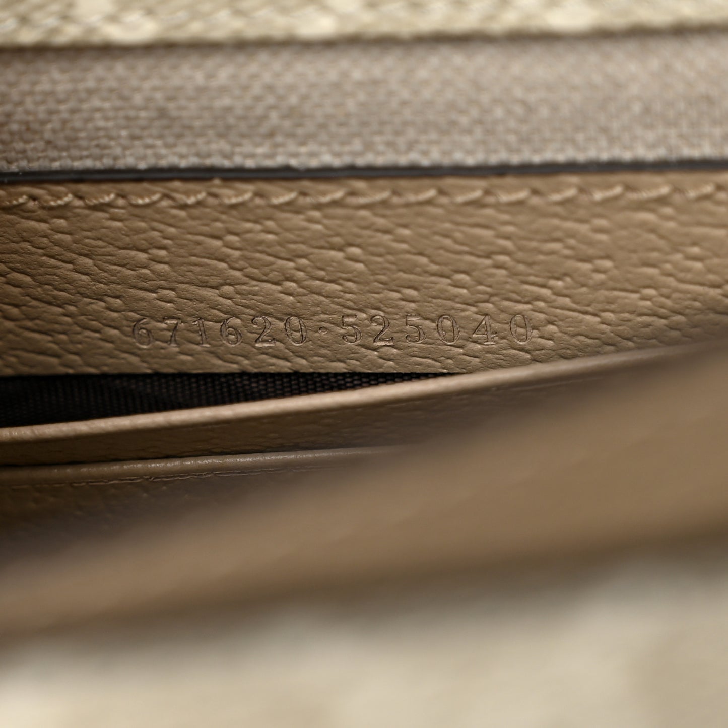 GG Supreme Monogram Textured Dollar Calfskin Mini Retro Interlocking G Flap Shoulder Bag Beige Mystic White Oatmeal