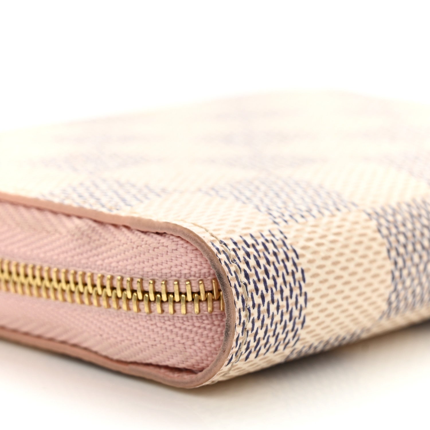 Louis Vuitton Damier Azur Zippy Coin Purse Rose Ballerine 7 of 7
