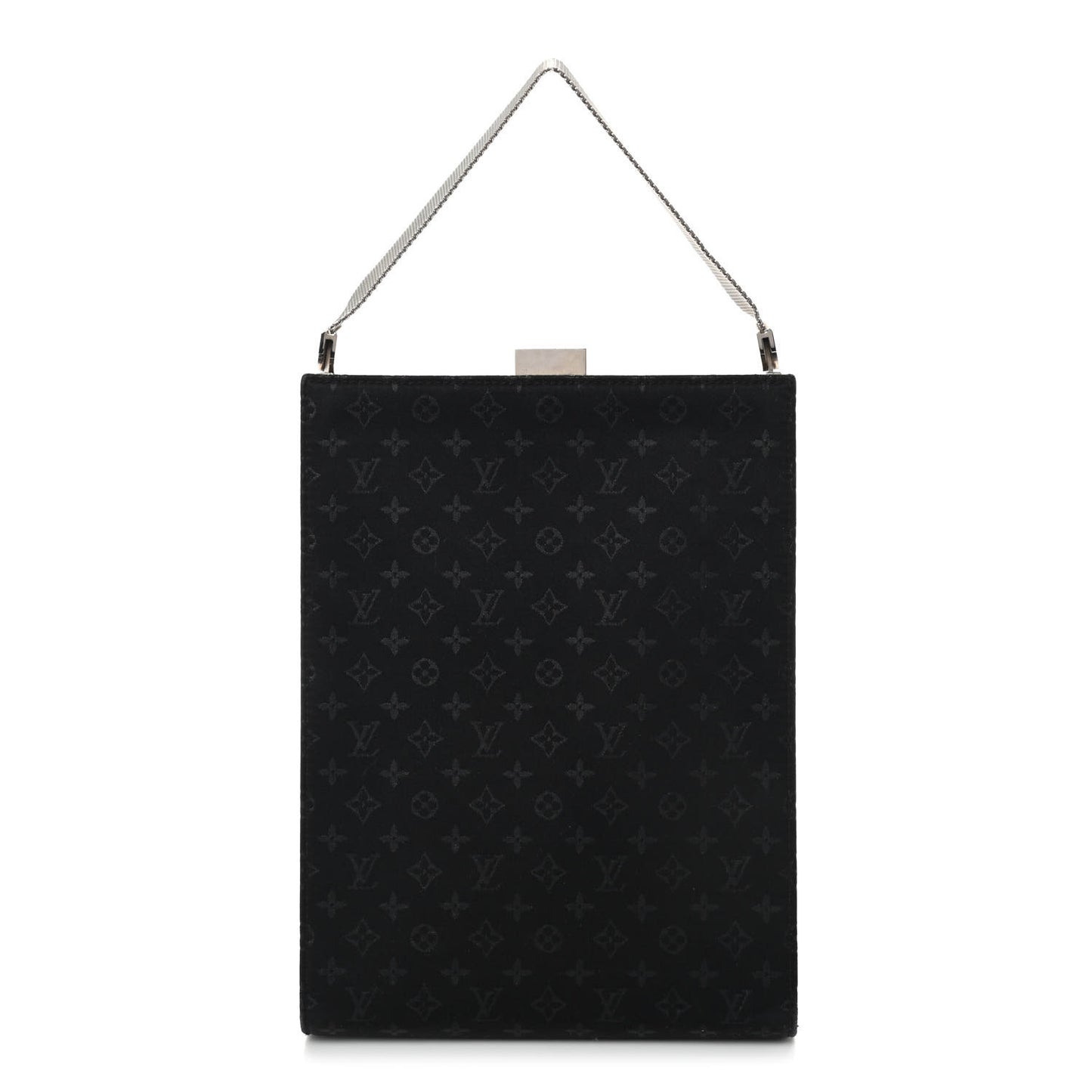 Satin Monogram Ange GM Black