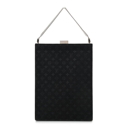 Louis Vuitton Satin Monogram Ange GM Black 1 of 10