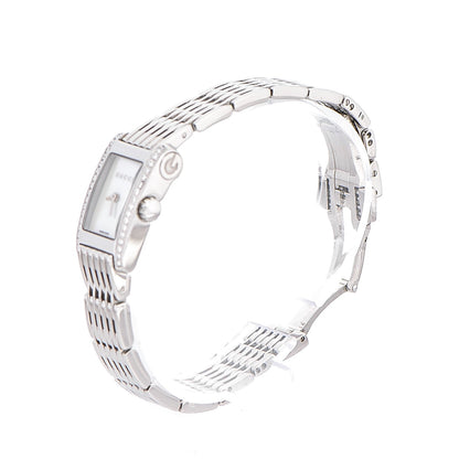 Gucci Stainless Steel Diamond Mother of Pearl 15mm 8600L Quartz Watch 3 of 7