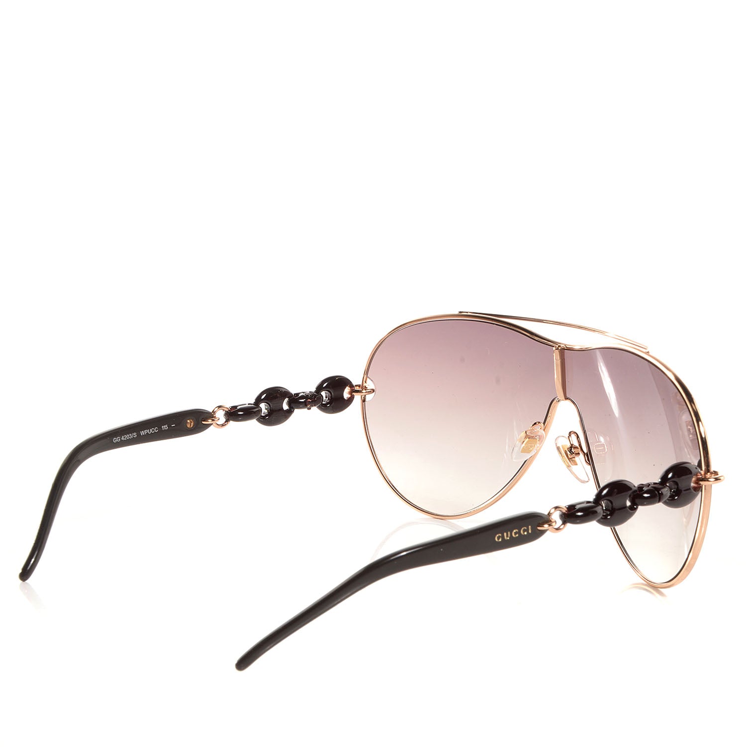 Gucci Aviator Sunglasses 4203/S Gold 2 of 4