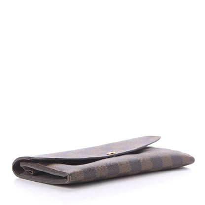 Louis Vuitton Damier Ebene Emilie Wallet 4 of 12