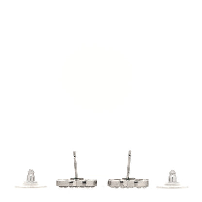 Chanel Crystal CC Earrings Silver 3 of 5