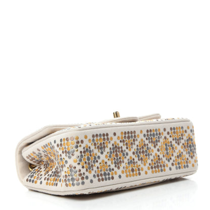 Chanel Jersey Embellished Mini Flap Ivory 4 of 10
