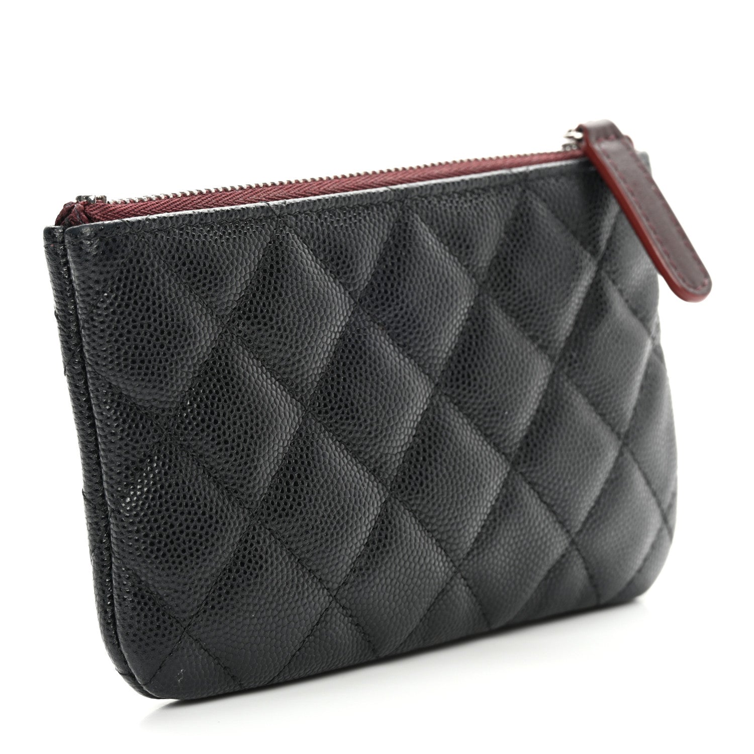 Chanel Caviar Quilted Small Cosmetic Case Black 3 of 7