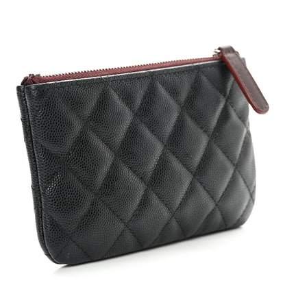 Chanel Caviar Quilted Small Cosmetic Case Black 3 of 7