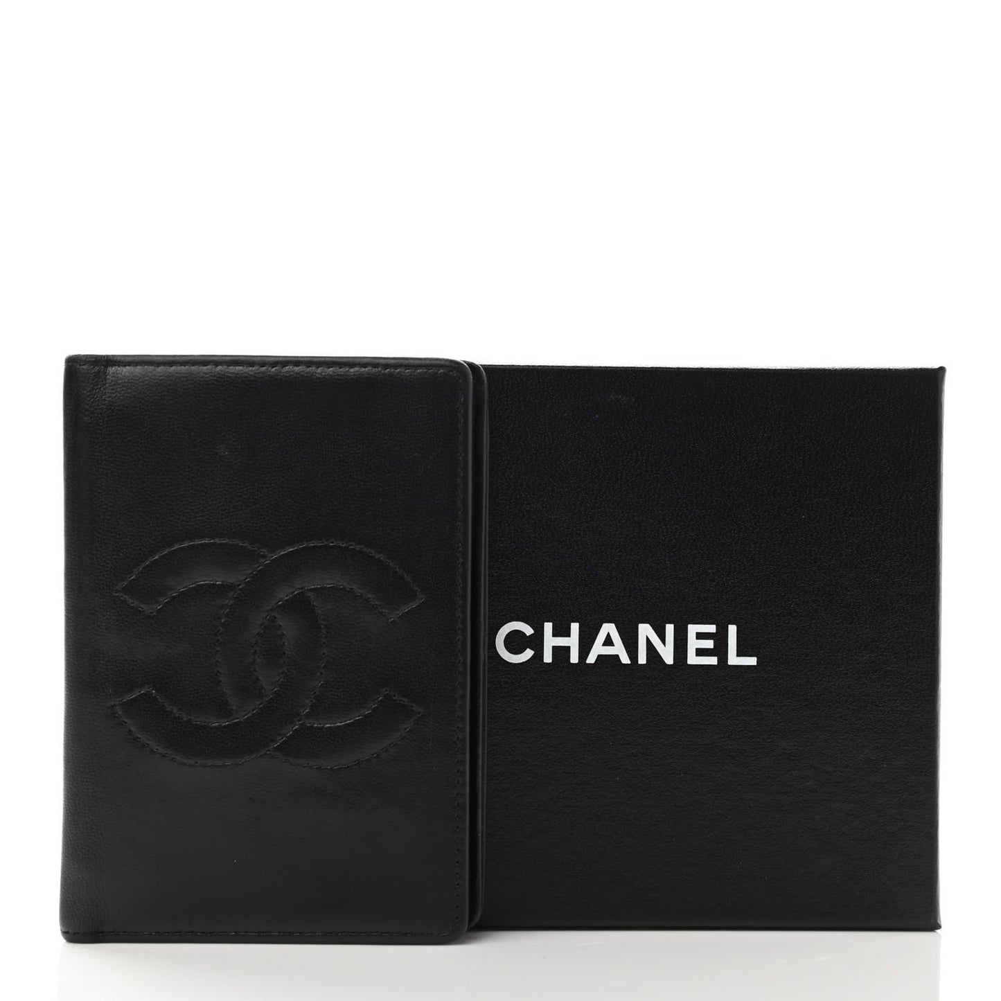 Lambskin Timeless CC Card Holder Wallet Black