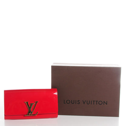 Louis Vuitton Patent Louise Clutch Rouge 10 of 10