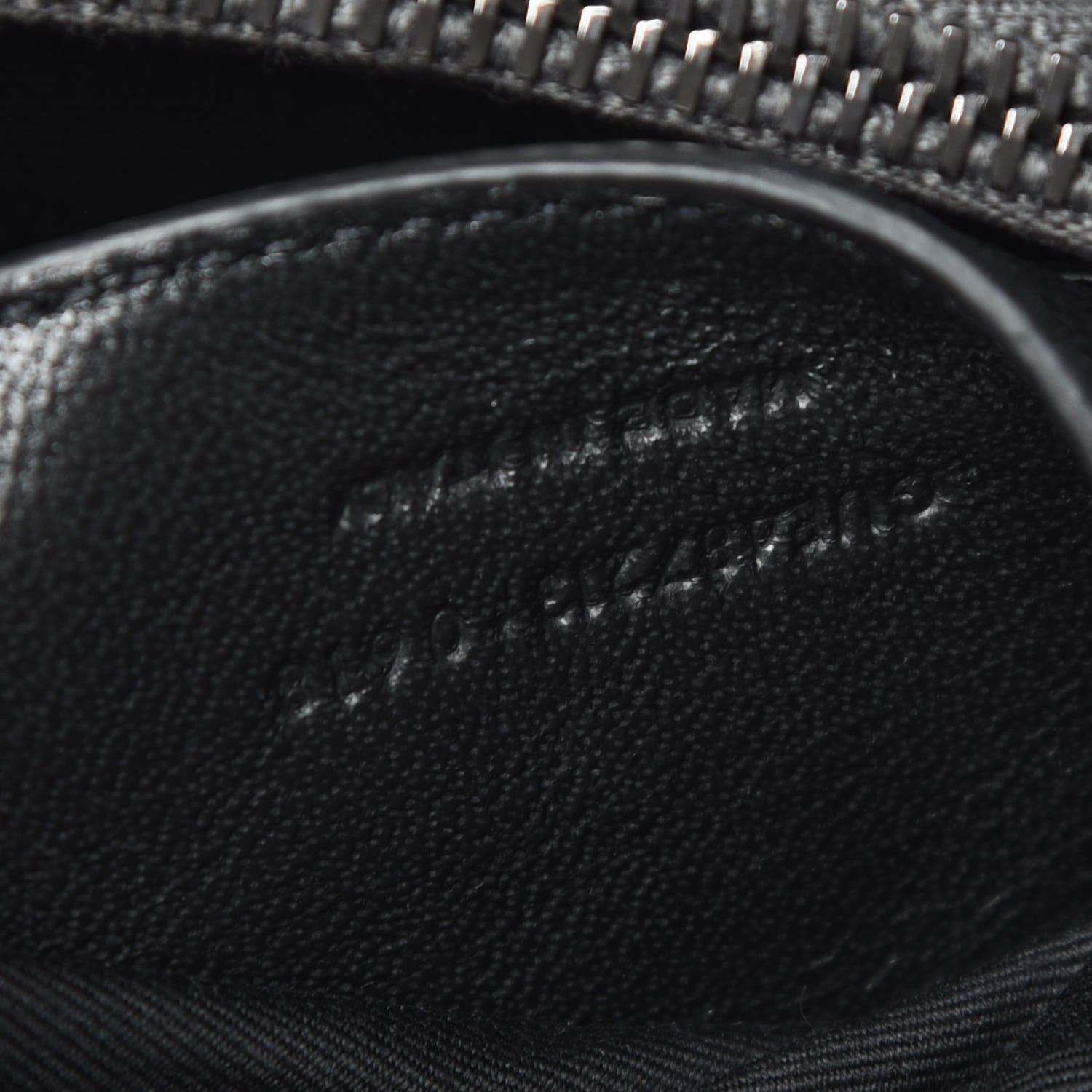 Saint Laurent Sheepskin Matelasse Chevron Monogram Medium College Bag Asphalt 10 of 10