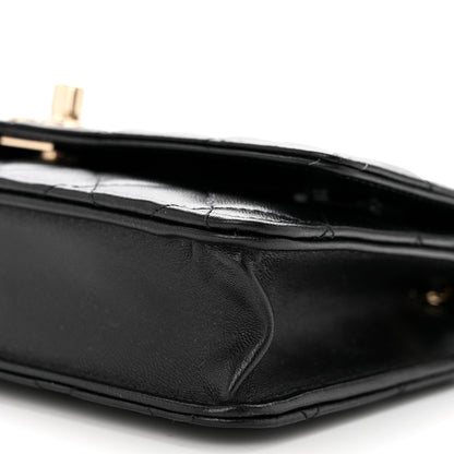 Chanel Lambskin Quilted Trendy CC Wallet On Chain WOC Black 11 of 11