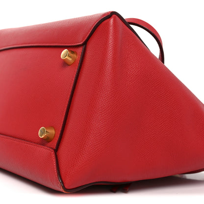 Celine Grained Calfskin Mini Belt Bag Coquelicot 9 of 10