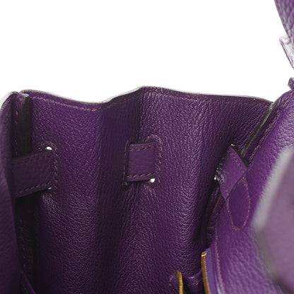 Hermes Togo Birkin 30 Ultraviolet 12 of 33