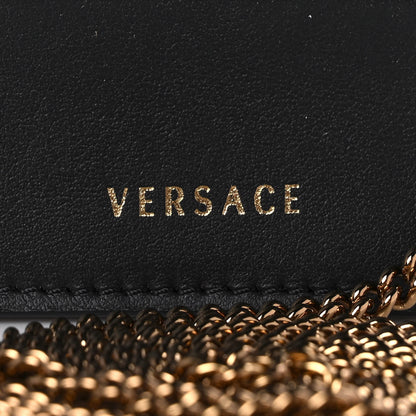 Versace Vitello Medallion Cell Phone Crossbody Black 8 of 12