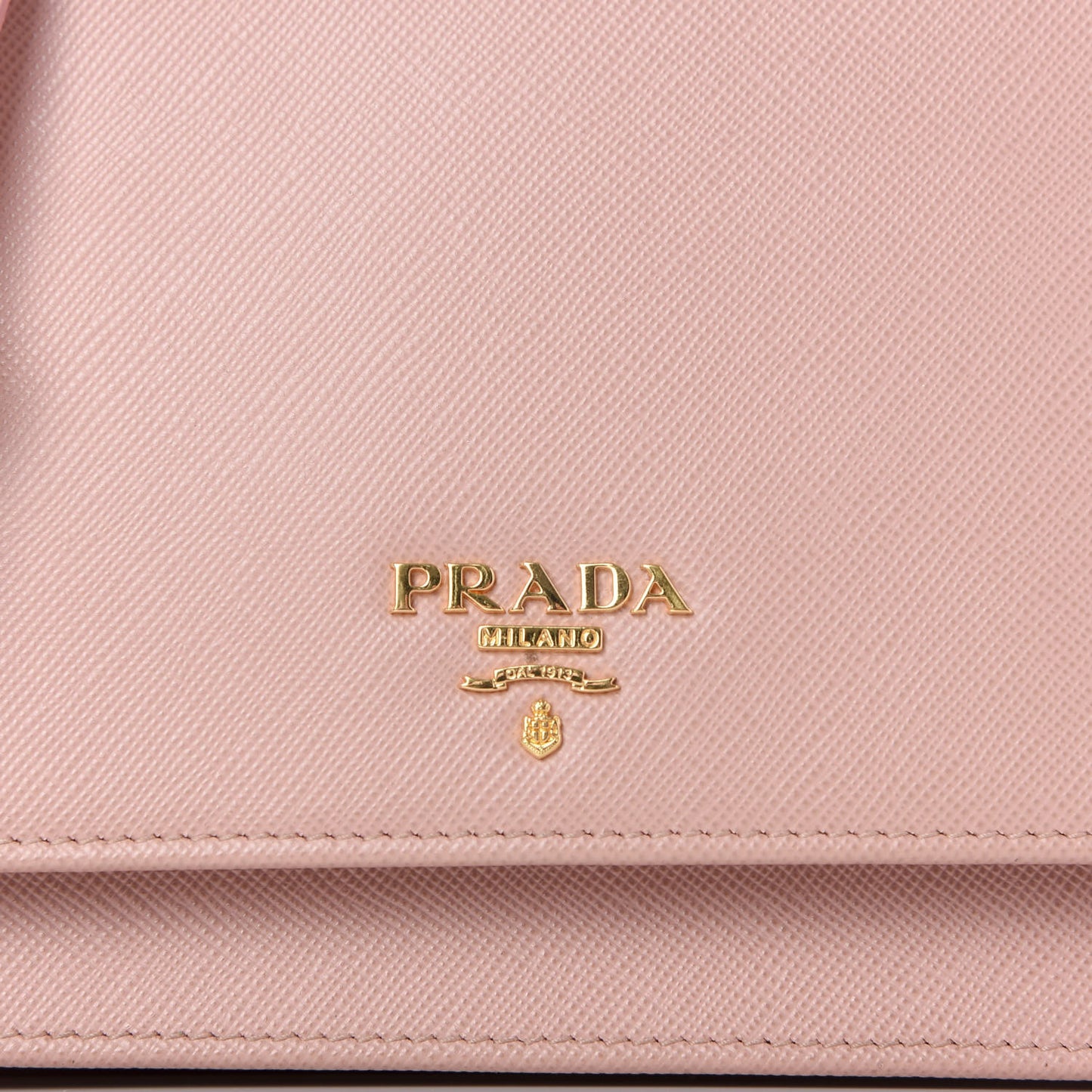 Saffiano Metal Flap Wallet with Strap Orchidea