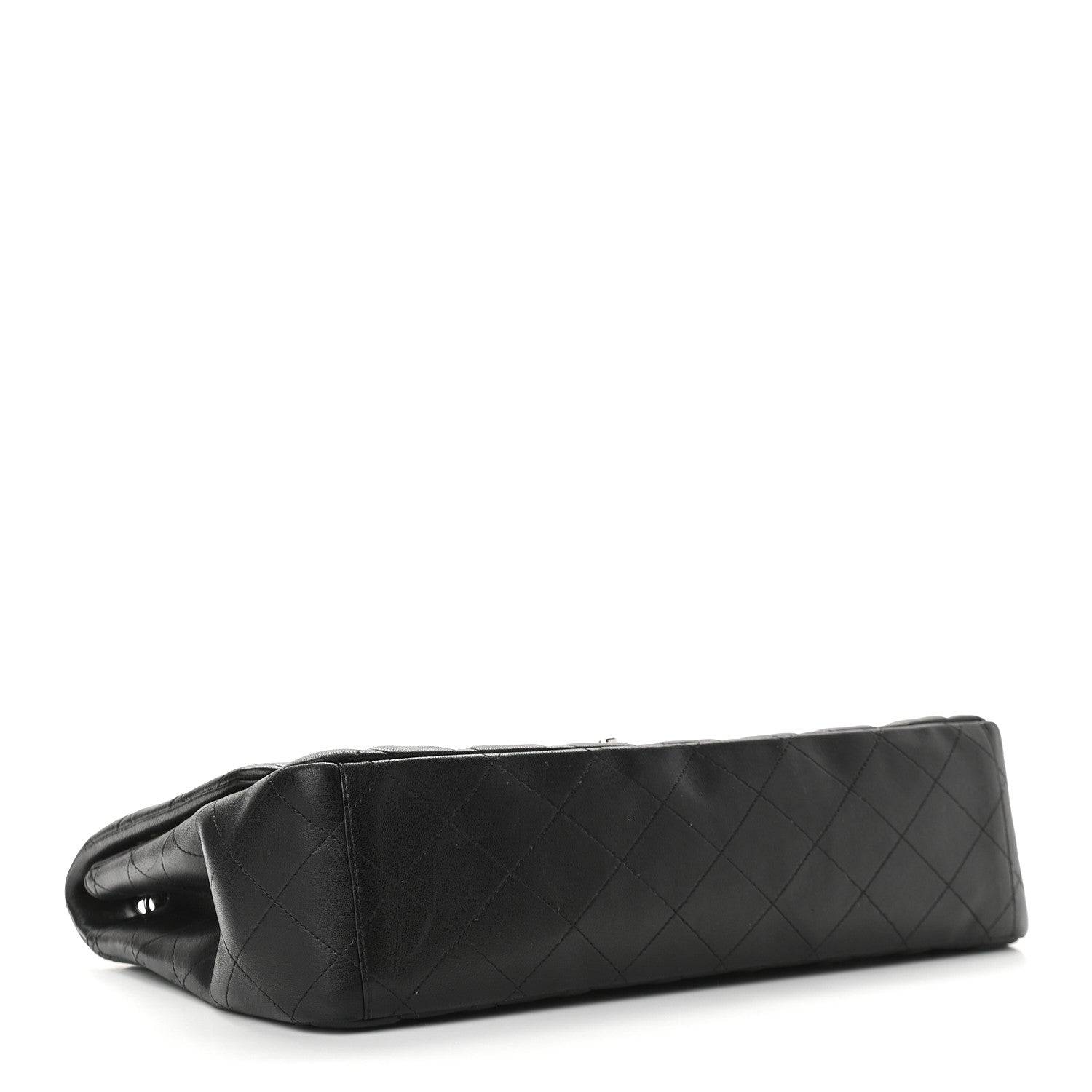 Chanel Lambskin Quilted Maxi Single Flap Black 4 of 9