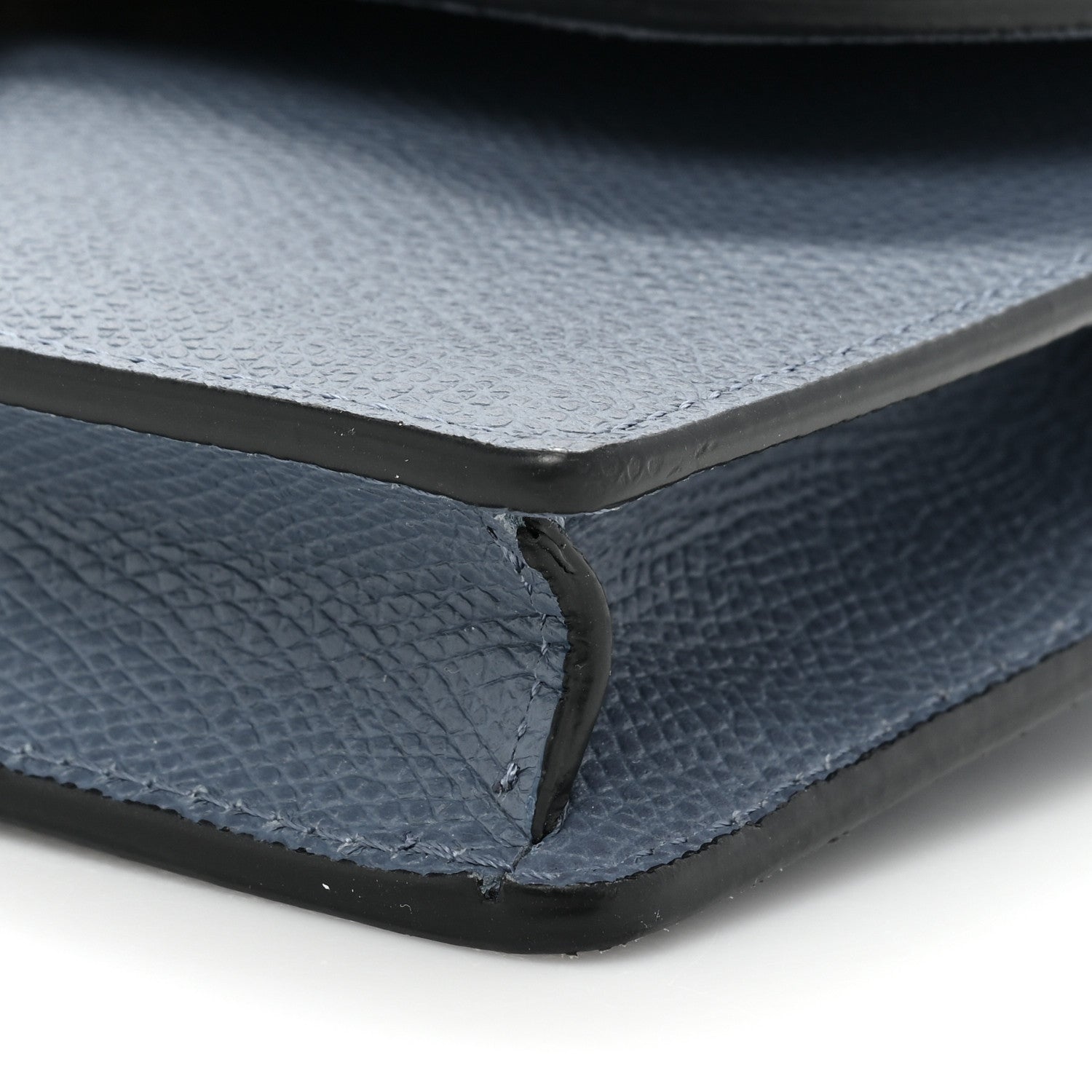 Christian Dior Grained Calfskin Saddle Belt Bag Denim Blue 8 of 12