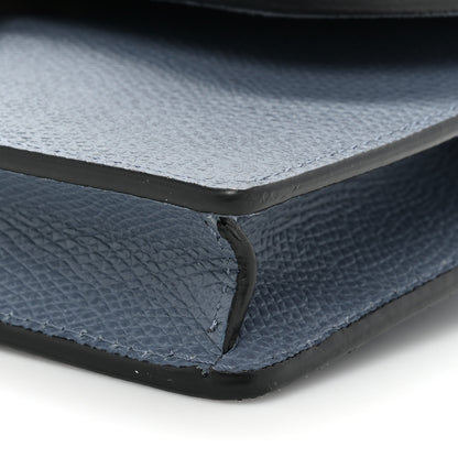 Christian Dior Grained Calfskin Saddle Belt Bag Denim Blue 8 of 12