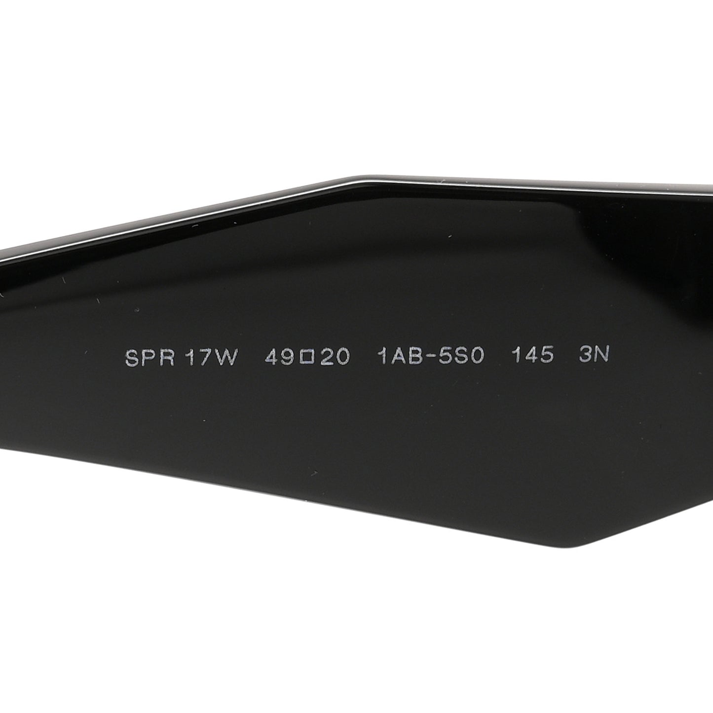 Acetate Symbole Sunglasses SPR 17W Black