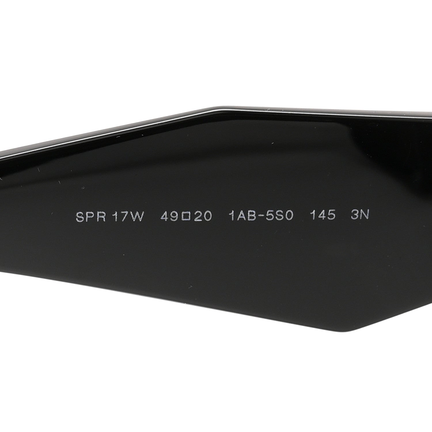 Prada Acetate Symbole Sunglasses SPR 17W Black 6 of 7
