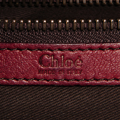 Chloe Lambskin Tekla Red Brown 7 of 9