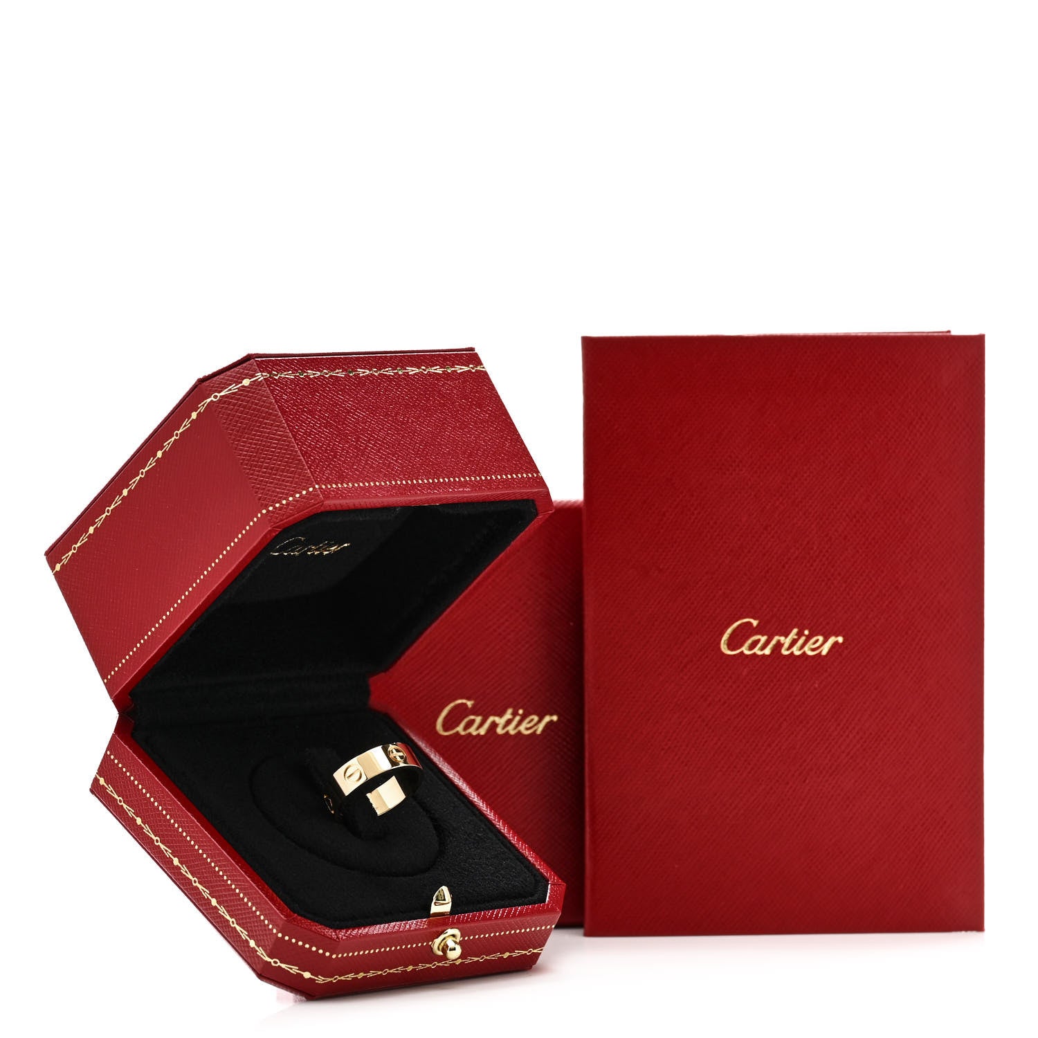 Cartier 18K Yellow Gold 5.5mm LOVE Ring 53 6.5 5 of 5