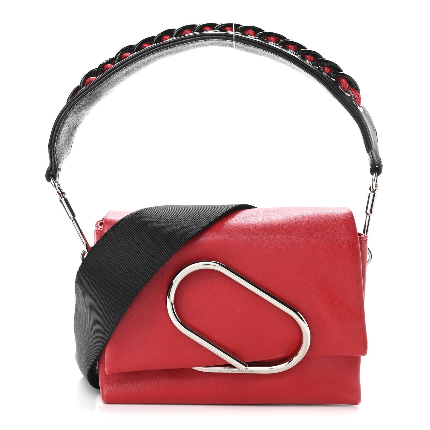 Lambskin Micro Alix Sport Bag Red