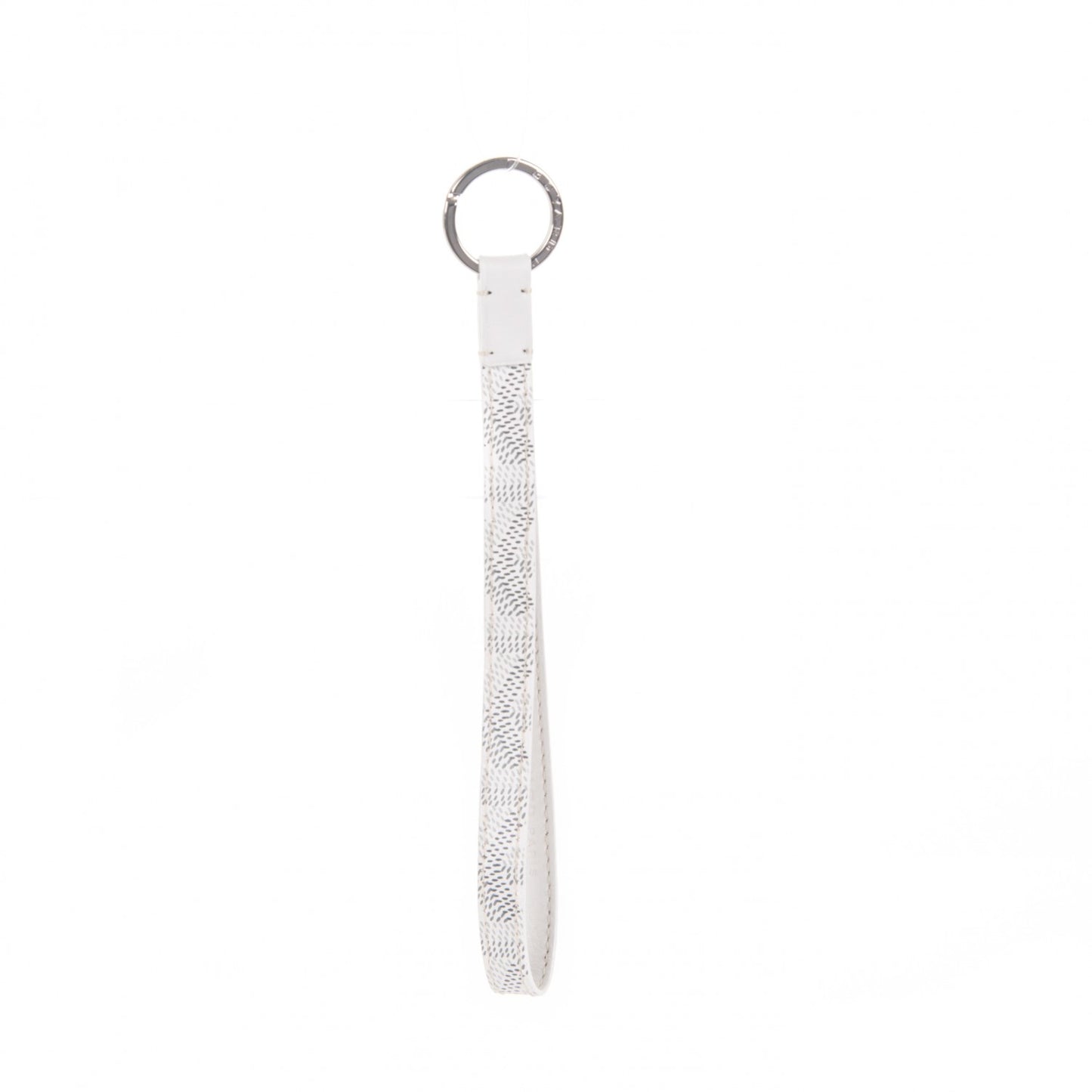 Goyardine Sesame Key Holder White