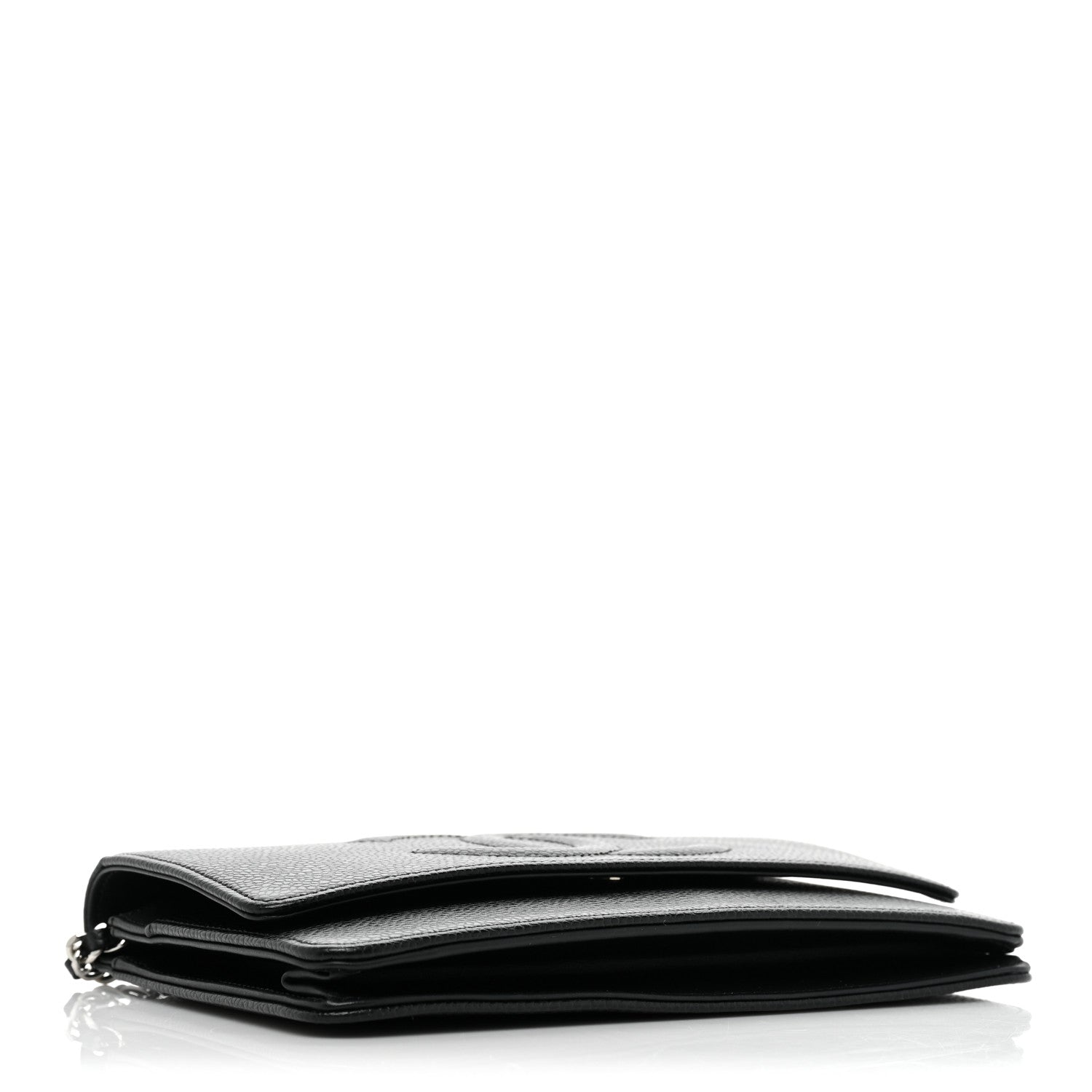 Chanel Caviar Timeless CC Wallet On Chain WOC Black 4 of 12