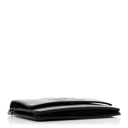 Chanel Caviar Timeless CC Wallet On Chain WOC Black 4 of 12