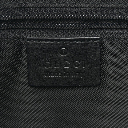 Gucci Monogram Bamboo Top Handle Bag Black 6 of 14
