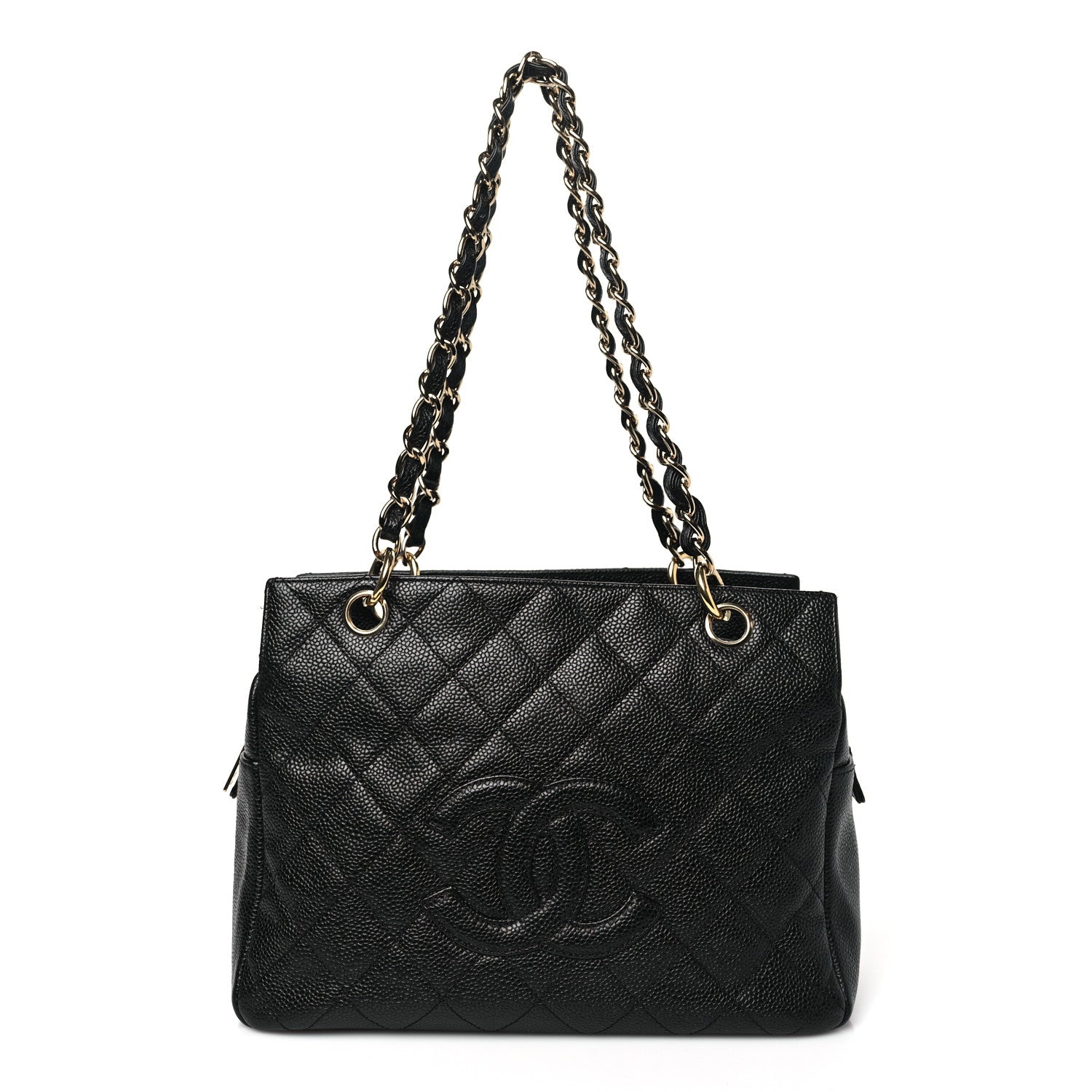 Chanel Caviar Quilted Petit Timeless Tote PTT Black 1 of 10