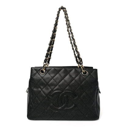 Chanel Caviar Quilted Petit Timeless Tote PTT Black 1 of 10