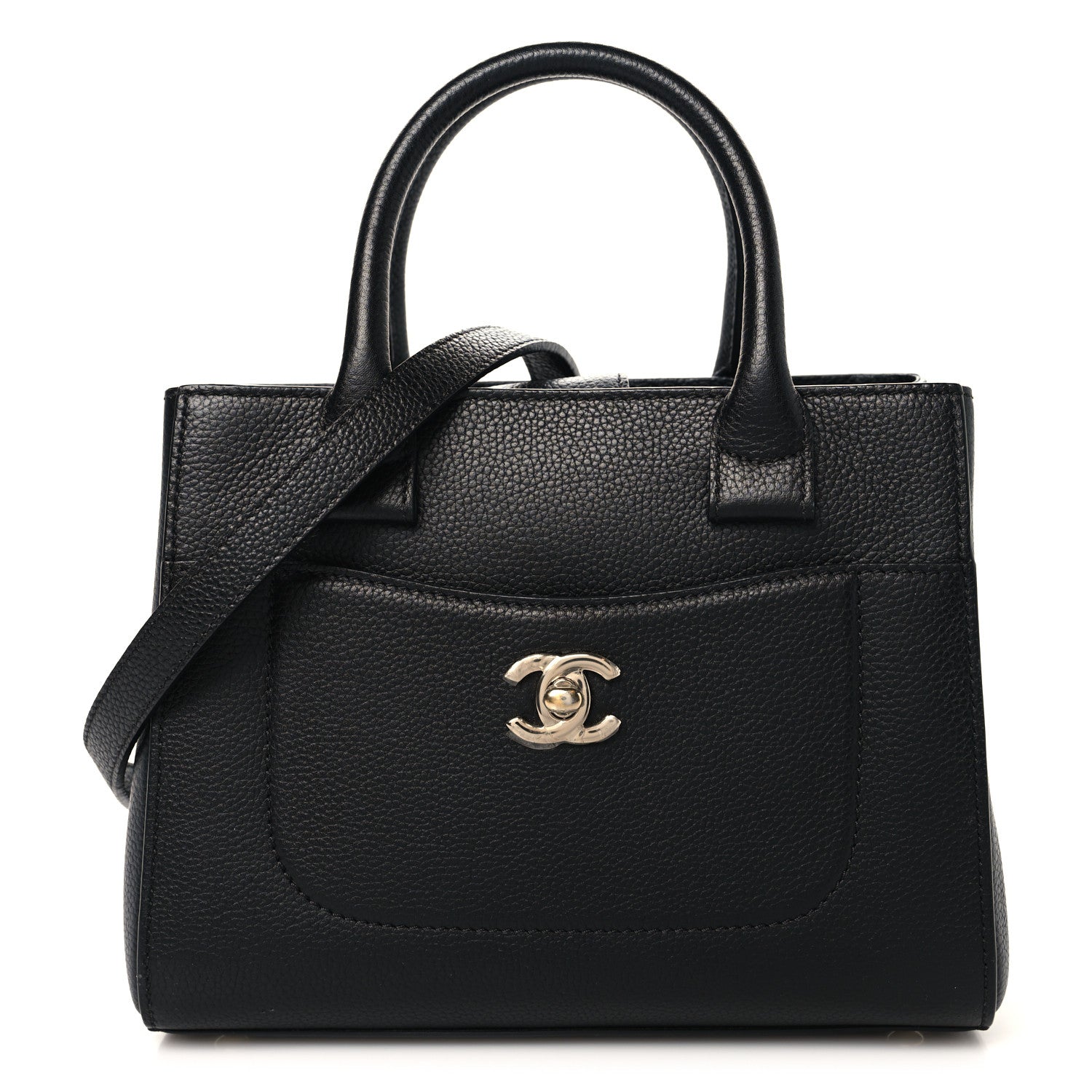 Chanel Grained Calfskin Mini Neo Executive Shopper Tote Black 1 of 10