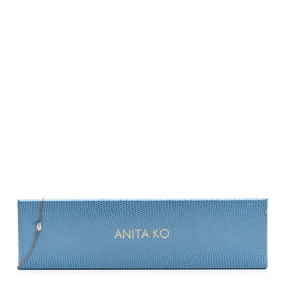 Anita Ko 18K Rose Gold Diamond Small Palm Leaf Chain Bracelet 4 of 4