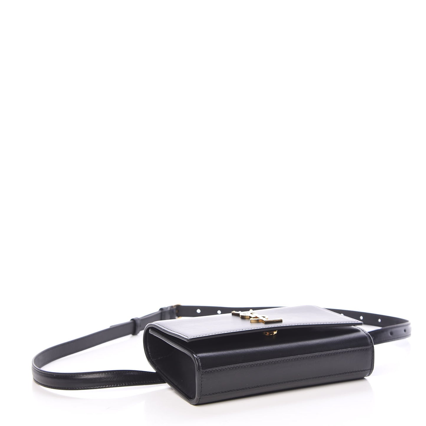 Smooth Calfskin Monogram Kate Belt Bag Black