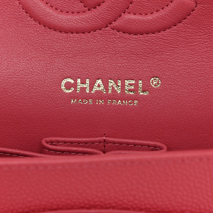 Chanel Caviar Quilted Medium Double Flap Pink 6 of 10