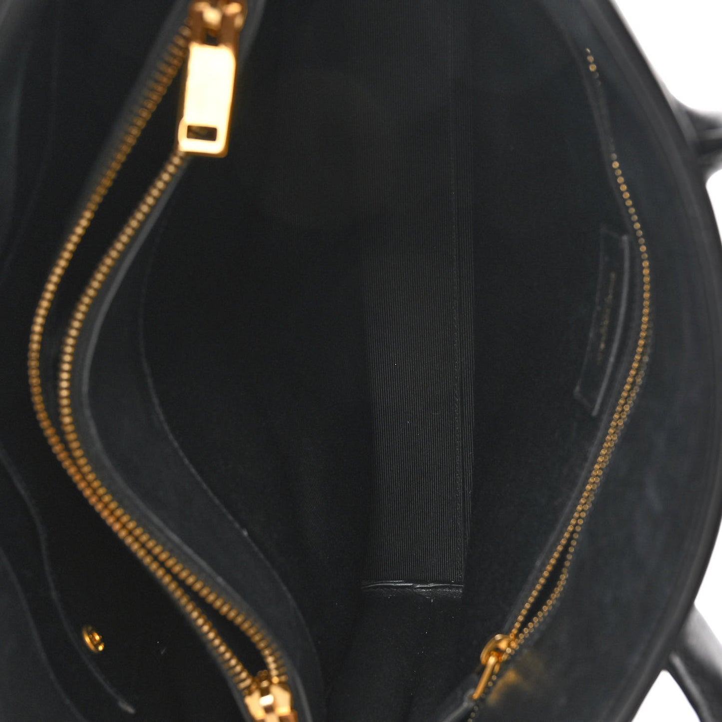 Patent Calfskin Small Sac de Jour Black