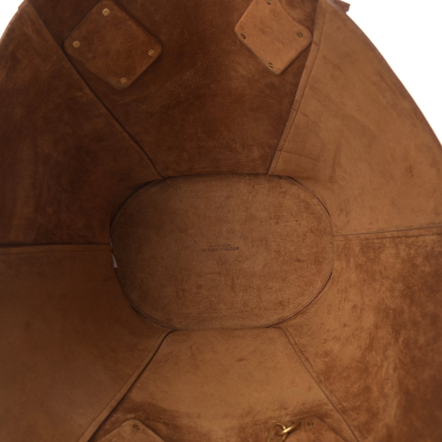 Calfskin Basket Tote Wood