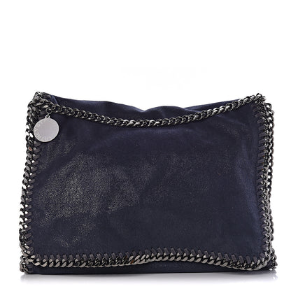 Stella McCartney Shaggy Deer Falabella Messenger Navy 1 of 9