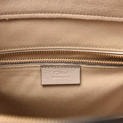 Chloe Calfskin Suede Medium Pixie Bag Abstract White 8 of 12