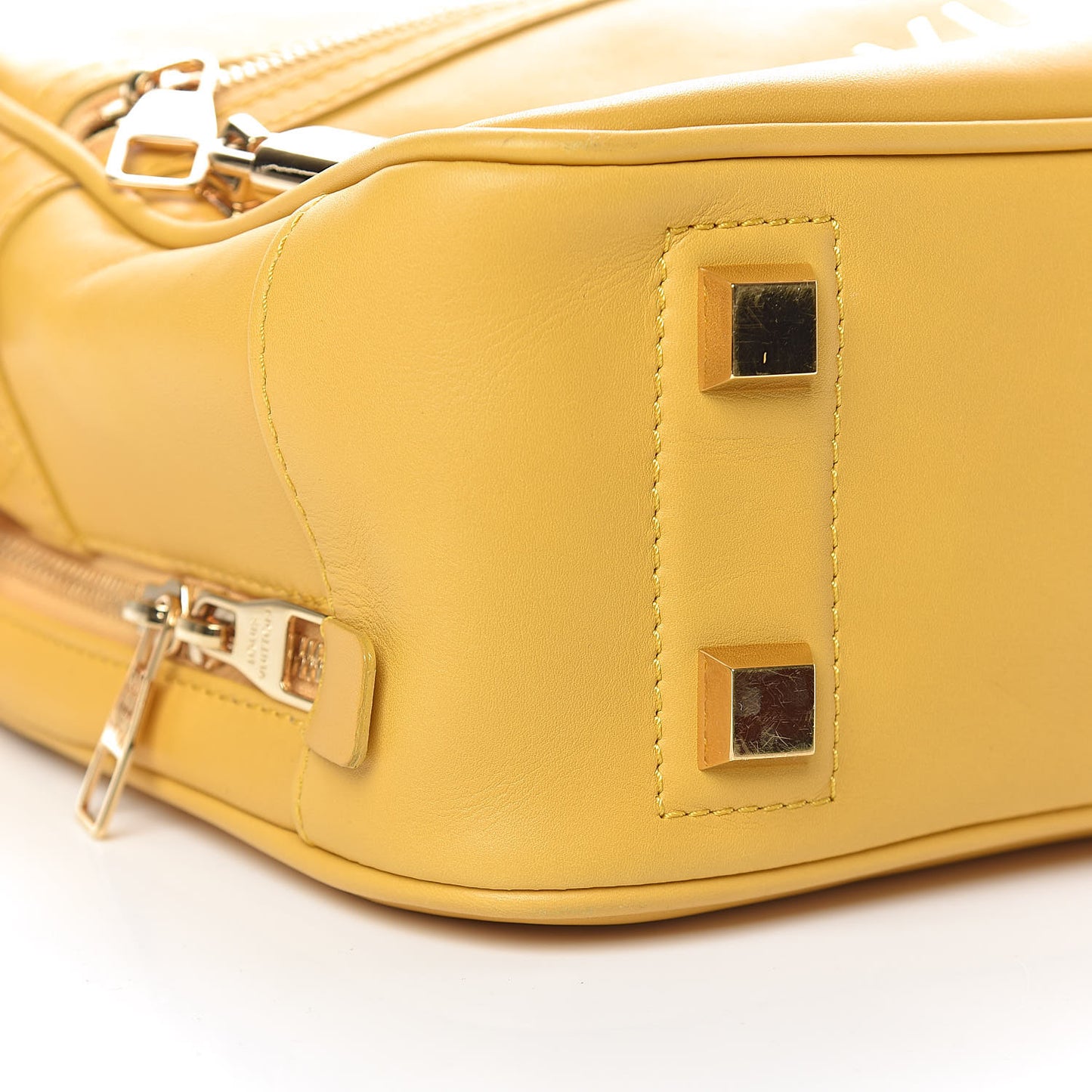 Supple Calfskin Paname Take Off Flight Bag Yellow