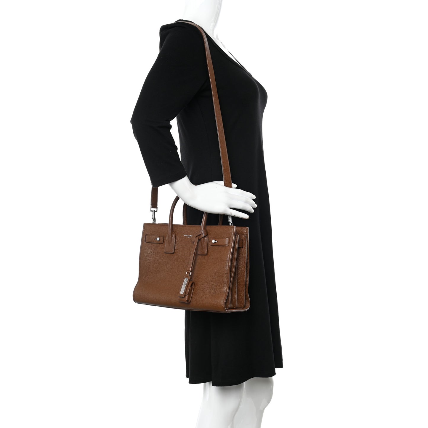 Grained Calfskin Baby Supple Sac De Jour Camel Brilliant