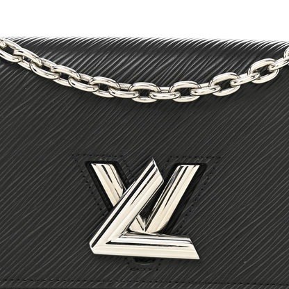 Louis Vuitton Epi Twist Chain Wallet Black 8 of 10