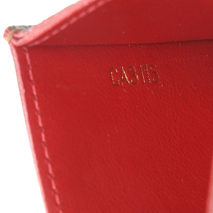 Louis Vuitton Damier Ebene Caissa Card Holder Cherry 7 of 7