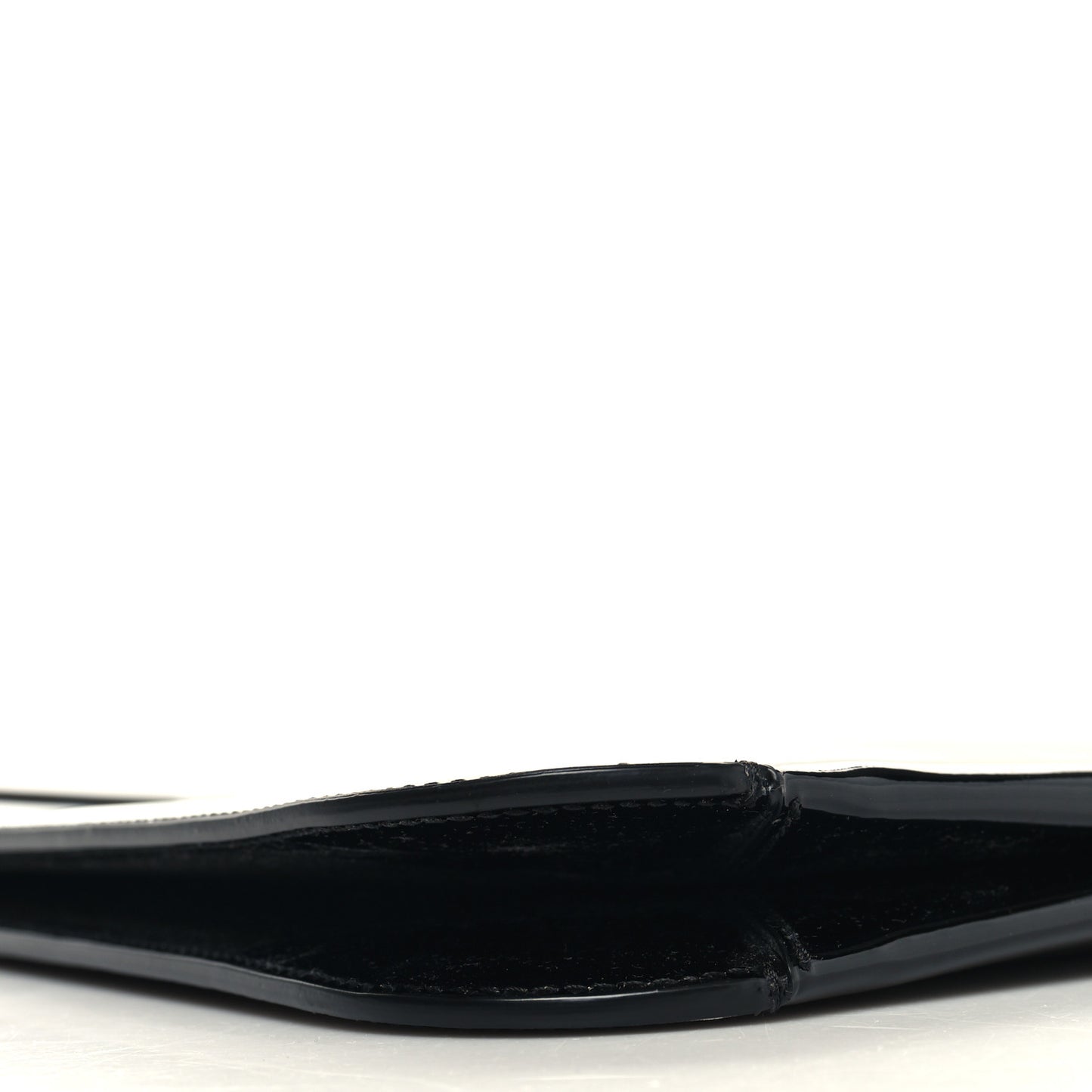 Patent Calfskin Sadie Shoulder Bag Black