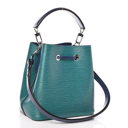Louis Vuitton Epi Neonoe BB Emerald Green Indigo 3 of 9