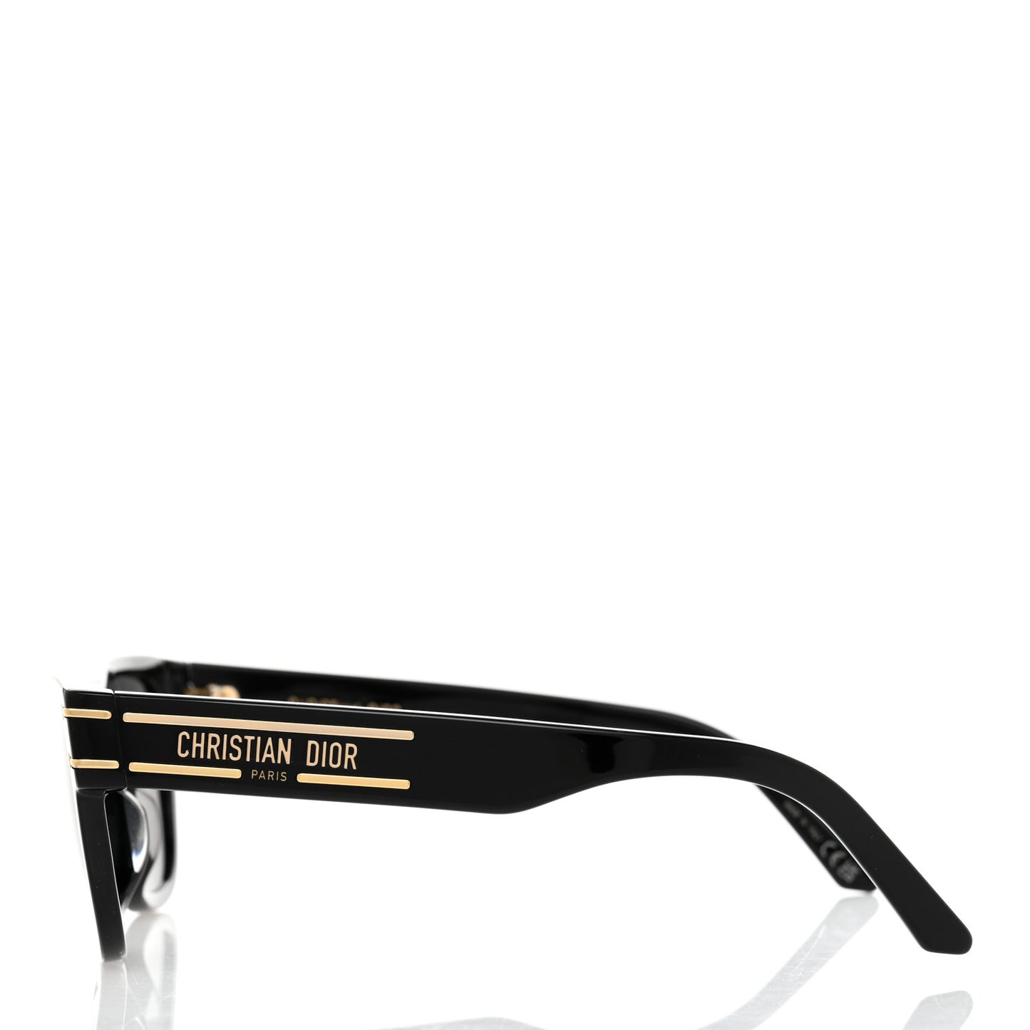 Diorsignature S6U Square Sunglasses Black